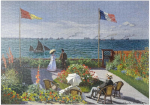 Mypuzzle aed Sainte-adresse, autor Claude Monet &ndash; premium 1000-osaline pusle &ndash; Mypuzzle special collection by &AElig;pyornis