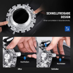 Neewer 30x120cm kiiresti avatav softbox ristk&uuml;likukujulise riba ja bowens kinnitusega koos hajuti/k&auml;rgstruktuuriga v&otilde;re/kotiga, &uuml;hildub Godox Aputure 120d videovalgustite Q4 stuudiov&auml;lklampidega Ns17s