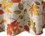 Elrene Home Fashions Autumn Leaves tr&uuml;kitud laudlina, pidulik laudlina ametlikuks v&otilde;i igap&auml;evaseks kasutamiseks, 70" &uuml;mmargune