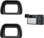Hezhou 2 silikoonist okulaarikomplekt fotover kaamera okulaari asendus kaamera okulaar sony fda-ep10 sony alpha a6000/a6100/a6300/nex-7/nex-6/fda-ev1s (sony jaoks)