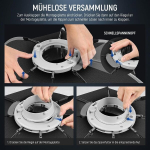 Neewer 35.4-tolline kaheksanurkne softbox, kiirkinnitusega paraboolne softbox Bowensi kinnitusega, v&otilde;rkkott, &uuml;hildub Aputure 120d-ga, &uuml;hildub Godox Sl60w Neewer Q4 As600b Cb300b Q300, Ns92p