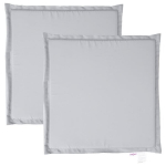 aiatooli pehmendused 2 tk, helehall, 45x45x2 cm, kandiline CFE1408832