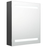 LED vannitoa peegelkapp, hall, 50 x 14 x 60 cm CFE8353646