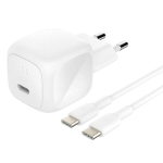 Belkin laadija BOOST Charge USB-C 45W PD PPS+USB-C Kab.ws WCA013kq1MWH-B6