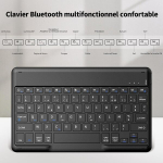 Easyacc bluetooth klaviatuur, [azerty prantsuse] juhtmevaba bluetooth klaviatuur, &uuml;hildub windows/android/ios, must