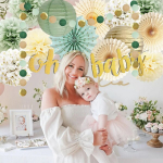 Dekoratsioonikomplekt "oh Baby" - roheline, kuldne