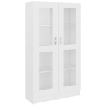 vitriinkapp valge 82,5 x 30,5 x 150 cm tehispuit CFE544065