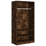 riidekapp, suitsutatud tamm, 100 x 50 x 200 cm, tehispuit CFE729832