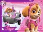 Ravensburger 7033 Paw Patrol 4-in-1 karp, 12/16/20 ja 24-osalise pusle komplekt