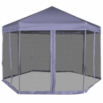 kuusnurkne pop-up 6 k&uuml;lgseinaga peotelk, hall, 3,6 x 3,1 m CFE74513