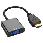 HDMI to VGA adapter (male to female) for Laptop/Console/TV Box to Screen/HDTV/Projector