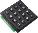 Jopto 5 t&uuml;kki 4x4 maatriksklaviatuur 4 x 4 maatriksmassiiv 16 l&uuml;litiga klaviatuurimoodul 16 klahviga mcu membraanl&uuml;lititega klaviatuur, &uuml;hildub arduino ja raspberry pi-ga
