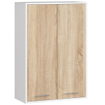 Vannitoa kapp Akord Fin H934 W64 2D, valge/pruun