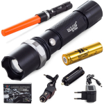 Bailongi taktikaline LED-taskulamp Zoom XML T6 Batut