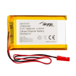 Aku Li-Po LP503759 Akyga AKY0107 3.7V / 1350mAh PCM pesa JST 2-Pin 150mm