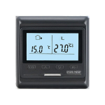 Programmeeritav termostaat HW800, 16 A, Must, Grand Meyer