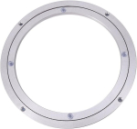 Lazy Susan lauaplaat, p&ouml;&ouml;rlev alus telerile, alumiiniumist, kuullaagritega, s&ouml;&ouml;gilauale, telerile, monitorile, k&ouml;&ouml;giseadmetele ja muule (v&auml;lisl&auml;bim&otilde;&otilde;t 25 cm / 9,8 tolli)