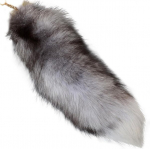 Fake Fox Tail, 40 cm loomah&auml;nt, kohev kunstkarusnahk, realistlik rebase saba, v&otilde;tmehoidja, rahakoti kaunistus rebase saba, rollim&auml;ng, h&otilde;bedane