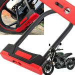 Tugevast terasest U-kujuline jalgratta lukk/tabalukk, 25cm