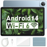 Tahvelarvuti Blackview Tab 70 WiFi 10.1" Android 14 2.4G+5G WiFi 6, RAM 12 GB ROM 64 GB-SD 1 TB 6580mAh - Sinine