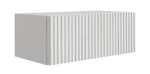 Magamistoa m&ouml;&ouml;bel, 3XE LIVING, seinakinnitusega &ouml;&ouml;kapp sahtliga &ndash; reljeefne MDF esipaneel, valge, 40 x 20 x 16 cm, 1 tk.