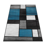 Hall-sinine vaip 160x220 cm elutuppa v&otilde;i tuppa, modernne muster