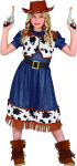 Metsik L&auml;&auml;s Cowgirl kleit t&uuml;drukutele, Age - 7-9 metai
