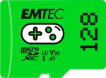 M&auml;lukaart MicroSDXC kaart Emtec ECMSDM128GXCU3G 128GB UHS-I U3 V30 A1 m&auml;ngimiseks