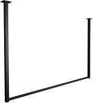 Riidepuutoru Fenton 120x80 cm, Juoda
