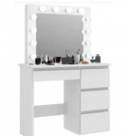 Kosmeetikalaud, Fluxar home, DR-1070, valge