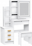 Kosmeetikalaud, Fluxar home, DR-1096, valge