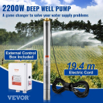 S&uuml;gavkaevuga sukeldatav veepump, 2200 W