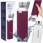 AquaFloow: 700 ml klaasist veepudel | neopreenist korpus | klaasist pudel