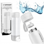 Valge 0,7L terasest veefilterpudel Wessper