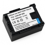 Aku BP-808 VIXIA HF M30, M31, M32 t&auml;ielikult dekodeeritud (850mAh) ja laadija