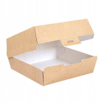 Termo burgerikarbid 17.6x16.8x7.8cm 50tk, &Scaron;iluminės mėsainių dėžutės 17.6x16.8x7.8cm 50vnt.