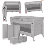 Reisivoodi-m&auml;nguaed Lionelo Ellen, grey concrete