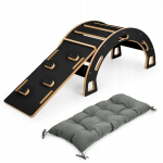 Mega komplekt: Must kiiktool lapsele + oliiviroheline padi + lium&auml;gi ronimisseinaga OBUBU