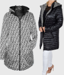 Kahepoolne jope naistele Bernardeta, must