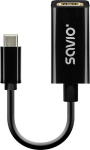 Savio AK-79 USB-C meessoost - HDMI naissoost adapterkaabel, 30Hz, plastmaterjal