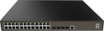 LevelOne GEL-2871 Juhitav L2+ Gigabit Ethernet 24-Port 1U Must Switch
