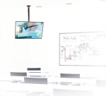 Teleri kinnitus Toetav Plafond - B-Tech - BT7851/B - 50mm Teleskooptoru - Must - Max kaal 90kg