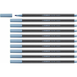 Metalliseeritud marker - STABILO - Pen 68 - 10 tk komplekt - Keskmine ots - Metalline sinine - 1,4 mm