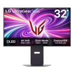 LG UltraGear | 32GX870A-B | 32 in | OLED UHD 3840x2160 | 275 cd/m&sup2; |0.03ms