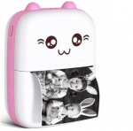 V&auml;ike printer kassipoeg roosa