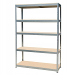 Tsingitud metallist riiul Stocker Eco 180x120x45cm, 5 riiulit, 200kg