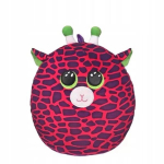 Roosa kaelkirjak Gilbert Squish-a-boos, 30 cm pl&uuml;&uuml;sist m&auml;nguasi