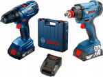 T&ouml;&ouml;riistakomplekt Bosch 06019G5227 (GDX 180-LI + GSR 18V-50), 18 V, akuga