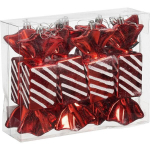 J&otilde;ulukuuse kaunistused, plastikust, 15cm, 8 tk.