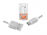 PS USB-mikroUSB-kaabel 2m, h&otilde;bedane.